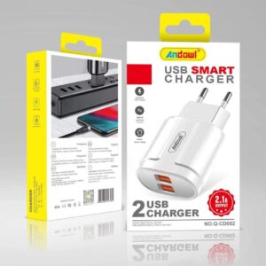 Caricabatterie da Rete Fissa Fast Charger 2,1A 10w 2x USB